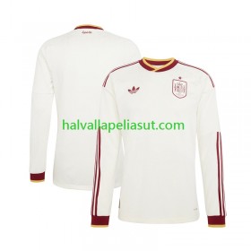 Jalkapallo Pelipaidat/Peliasut Espanja Vieraspaita World Cup 2026 Pitkähihainen